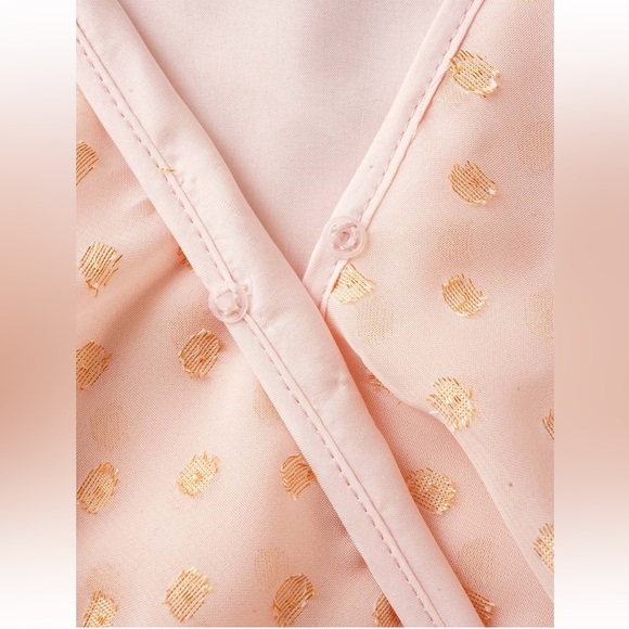 BloomChic Plus Size XL Polka Dot Ruffles Belted Sleeveless Dress us14-16 - Picture 4 of 7